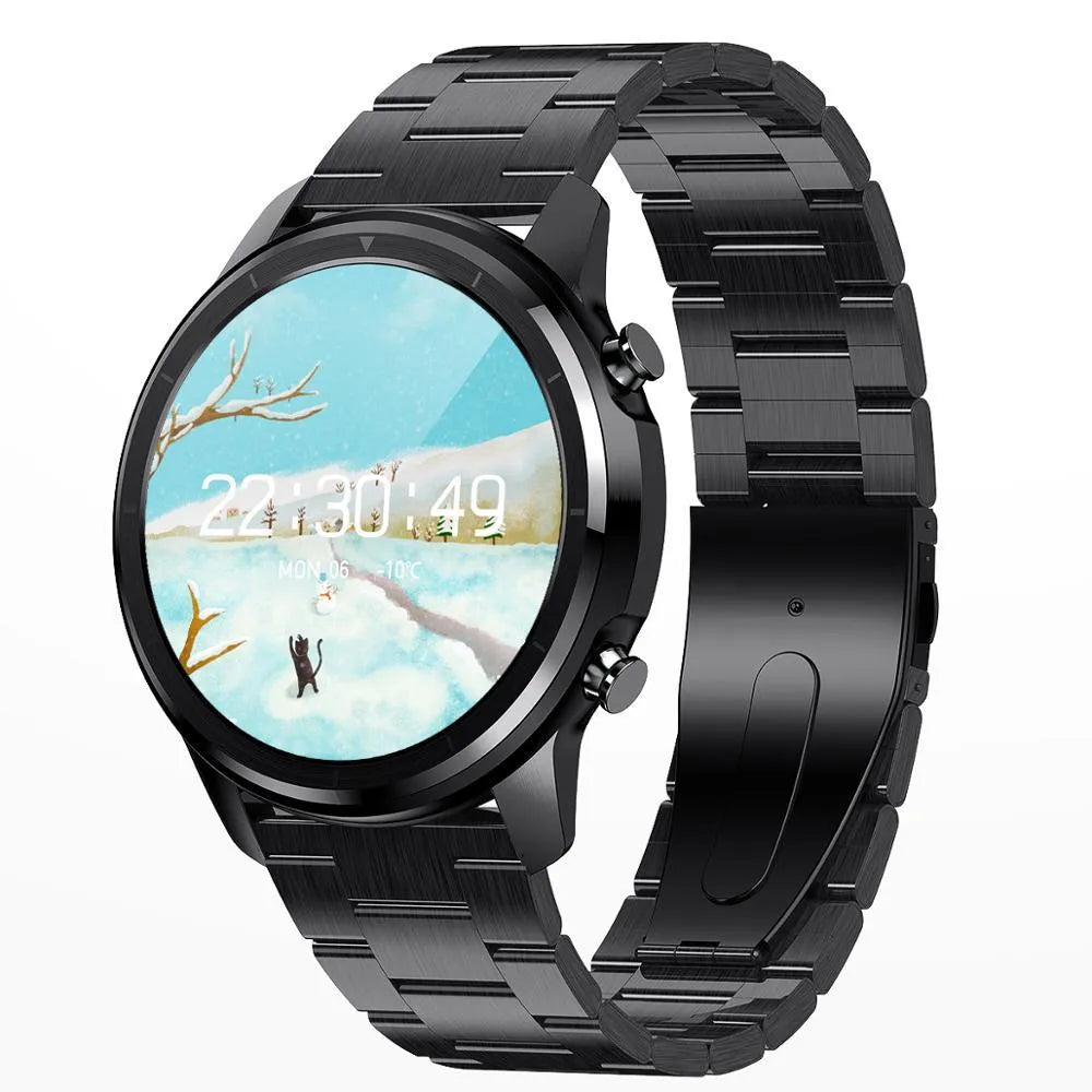 LEMFO LF26 smart bracelet with 1.3-inch screen showing five colour options: Black A, Black B, Brown Silver, Brown black, Silver