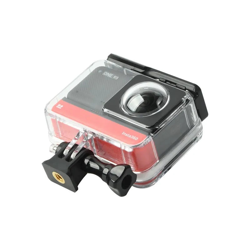 Transparent waterproof housing for Insta360 One RS panoramic camera