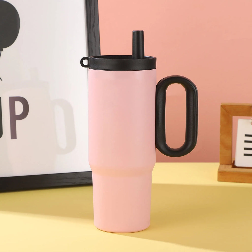 7 litre portable ice bucket cup with handle and straw in five colour options