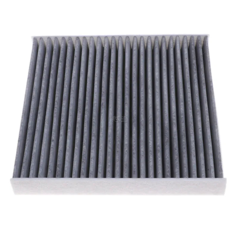 Grey car cabin air filter for Geely GL GS models, dimensions 215x210x30mm