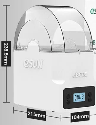 eBOX Lite 3D printing consumables drying storage box with wire heating element