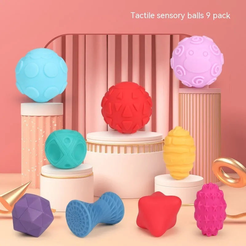 Educational soft rubber baby swimming toys in colour box packaging, suitable for infants 0-3 years