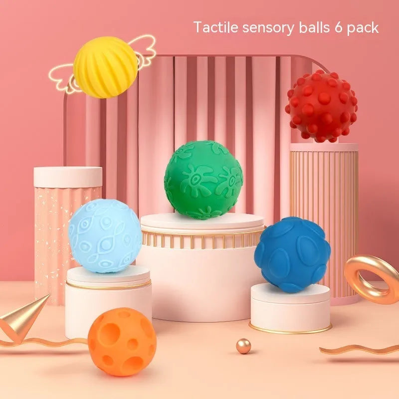 Educational soft rubber baby swimming toys in colour box packaging, suitable for infants 0-3 years