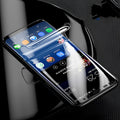 Purple light HD hydrogel matte screen protector for curved Samsung Galaxy phone.
