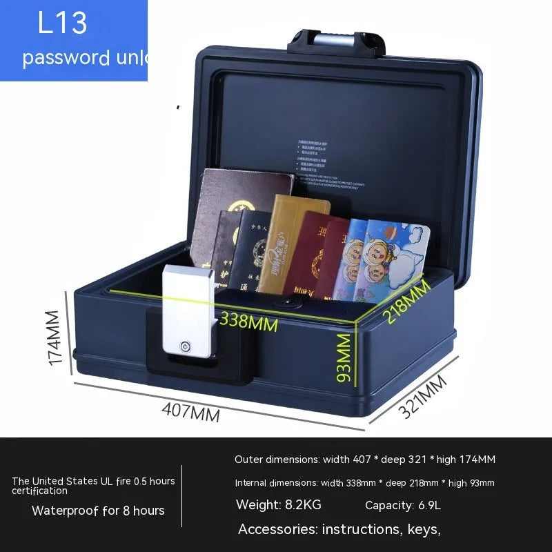 Portable L12 mechanical combination safe box made from youjingang steel