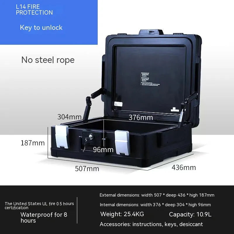Portable L12 mechanical combination safe box made from youjingang steel