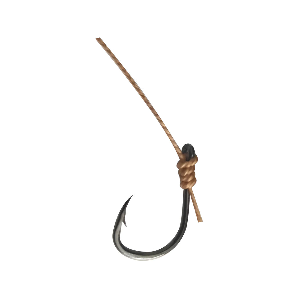 Five sharp stainless steel hooks on a chain hook set for sea fishing with steel wire construction