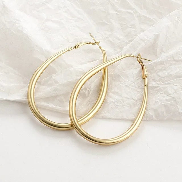 Sweet simulated pearl earrings for women gold alloy geometric shape party office leisure gift choice of 18 styles A-R