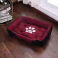 PP cotton pet nest for cats and dogs in blue colour, available in six sizes from 45cm to 90cm