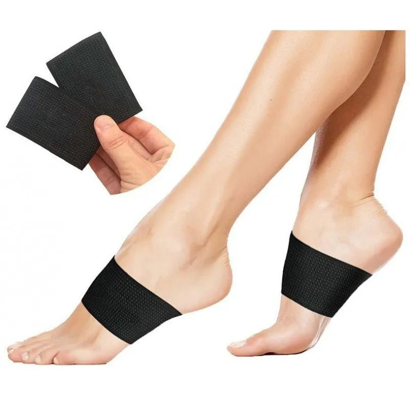 PU elastic foot bandage with arch support in heart style and ordinary style designs