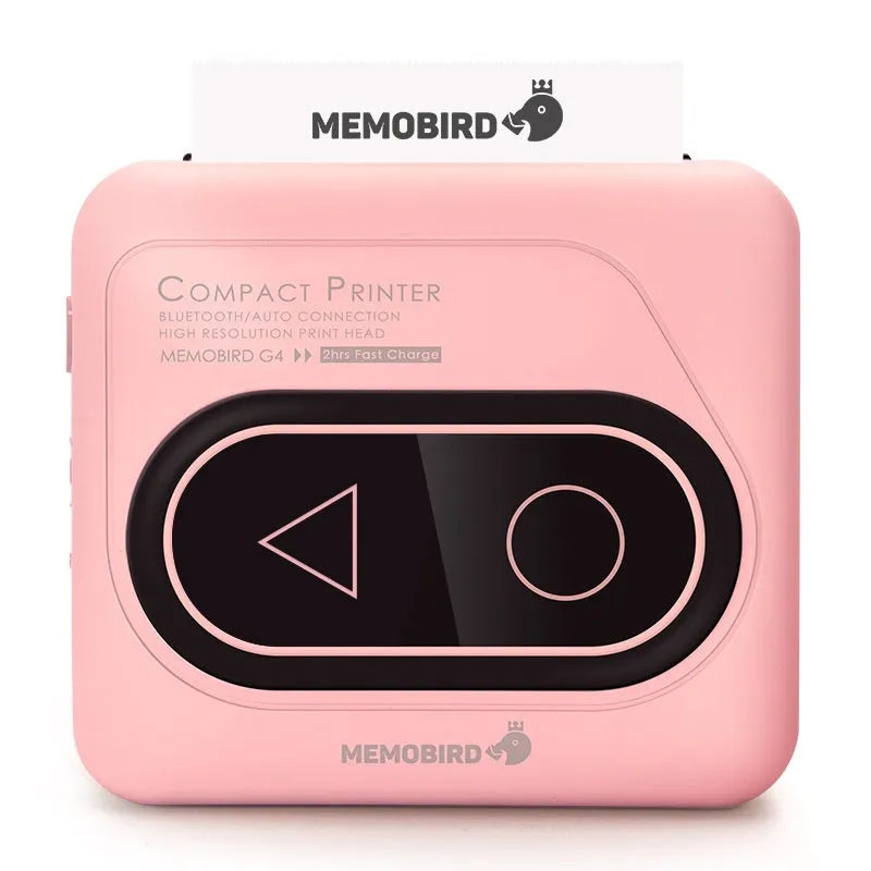 Avocado green bluetooth mini thermal printer for mobile phone text printing with compact design