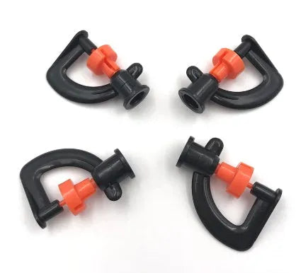 G-type orange wheel water-saving micro-sprinkler irrigation nozzle with rotating head for 360 degree spray