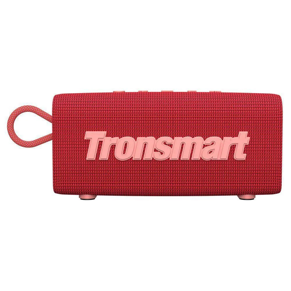Portable waterproof Bluetooth speaker in multiple colours including camouflage, black, blue, orange, red, and grey