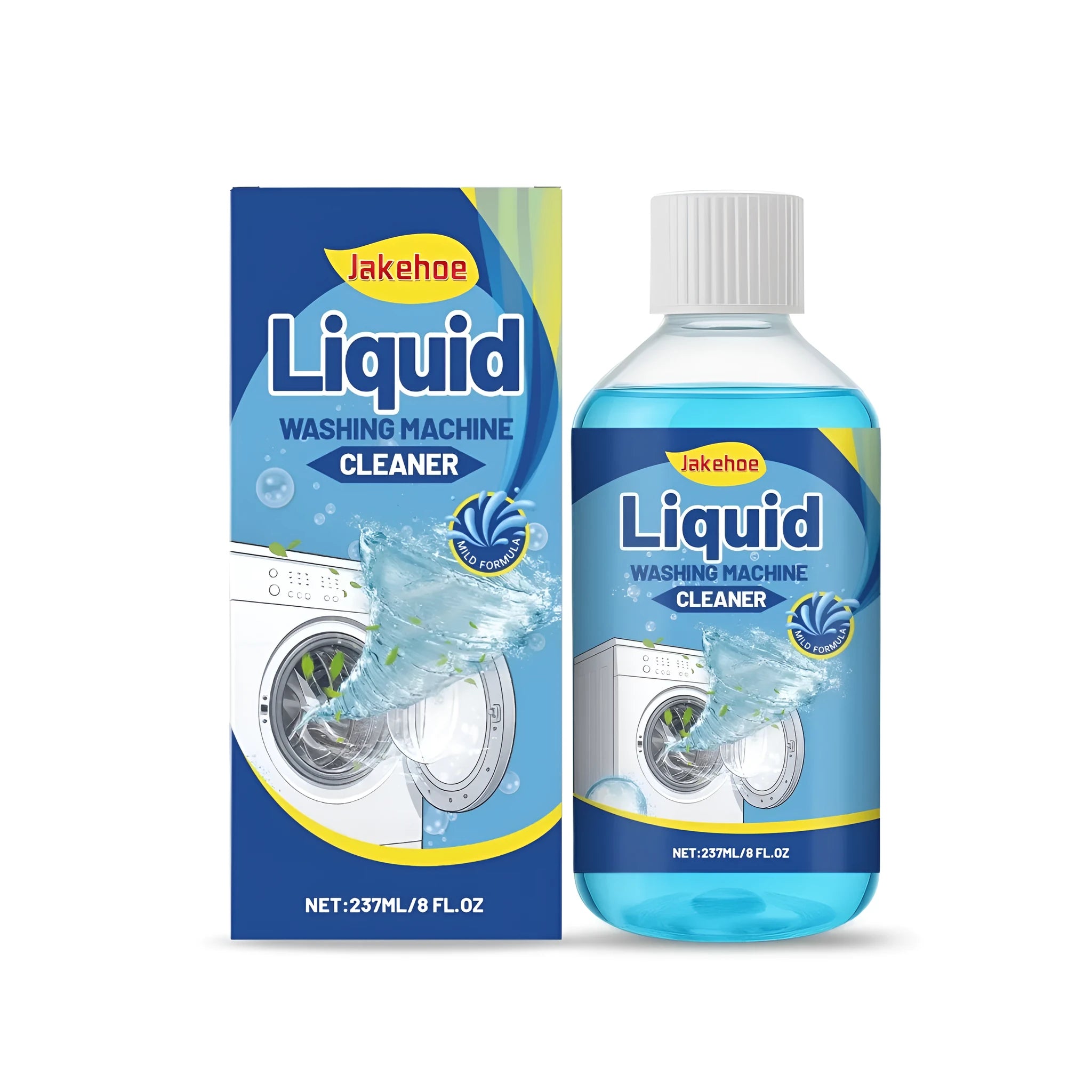 237ml bottle of liquid washing machine cleaner for limescale and mould removal