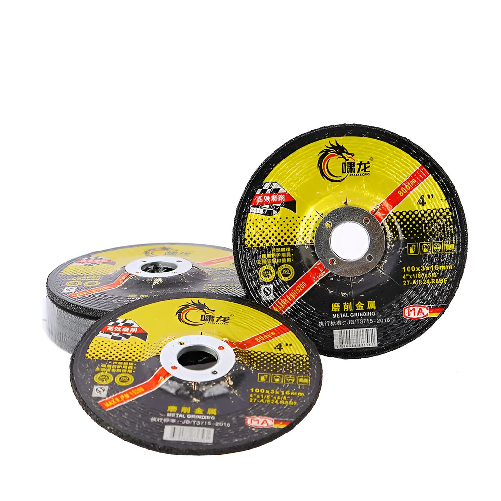 Angle grinder resin grinding disc 100x3x16mm 36 grit brown and white corundum metal grinding