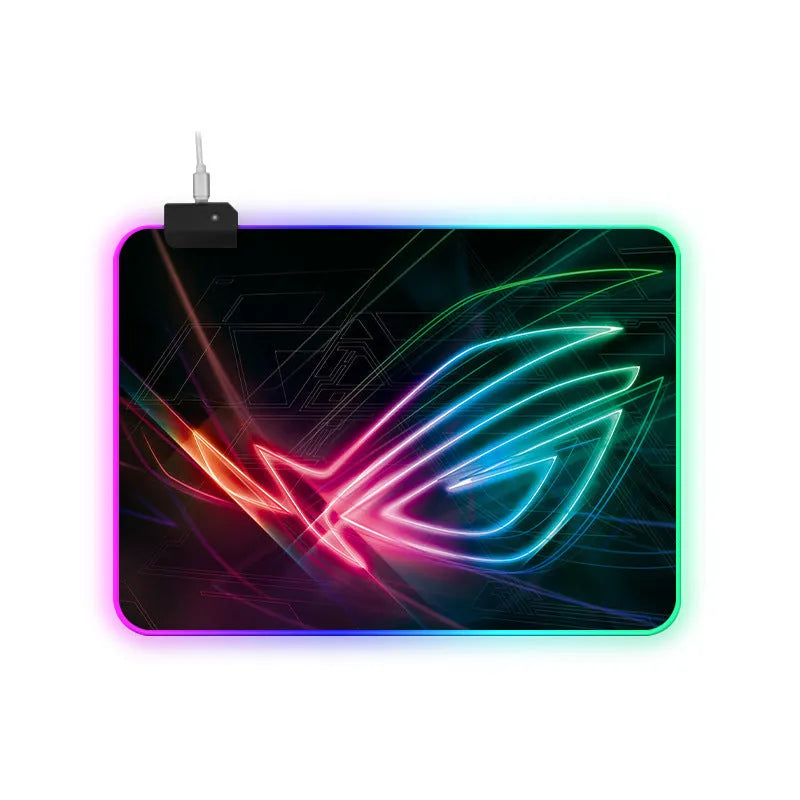 Luminous Prodigal Eye pattern mouse pad with non-slip rubber base and cloth surface, multiple sizes available