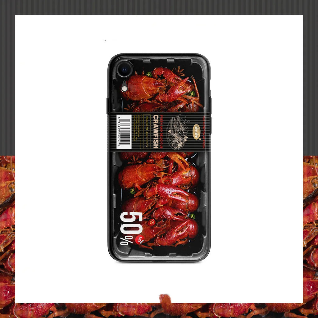 Crayfish TPU phone case for iPhone 11 Pro Max with original pseudo-style design and camera cutout