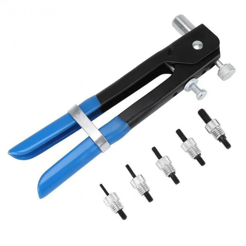 Alloy steel manual riveter nut set tool, shown with 86pc or 106pc kit options.