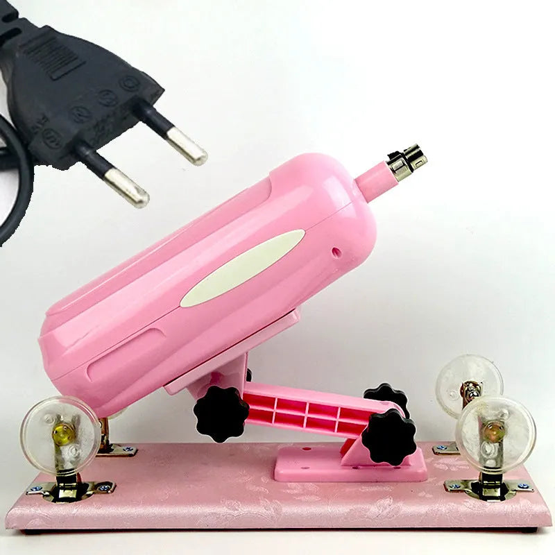 Bobb women's automatic telescopic thrusting PVC sex tool in purple, black or pink colours