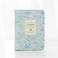 Pocket diary with high-grade artificial leather cover in green, 11cm x 14.5cm, 96 pages of 100gsm paper