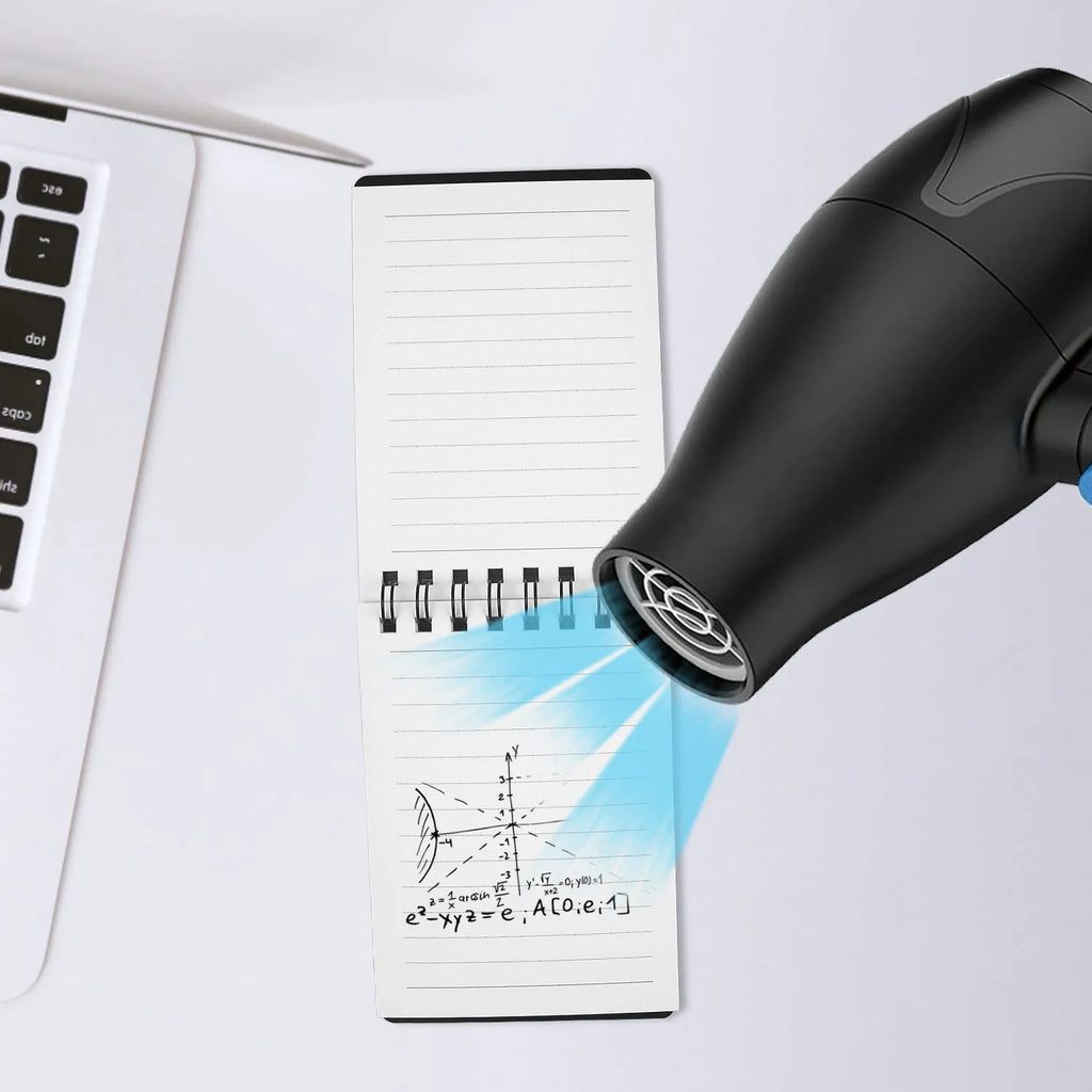 Business Intelligence notepad with spiral binding, PP cover, 45 sheets eco paper, pen and rag