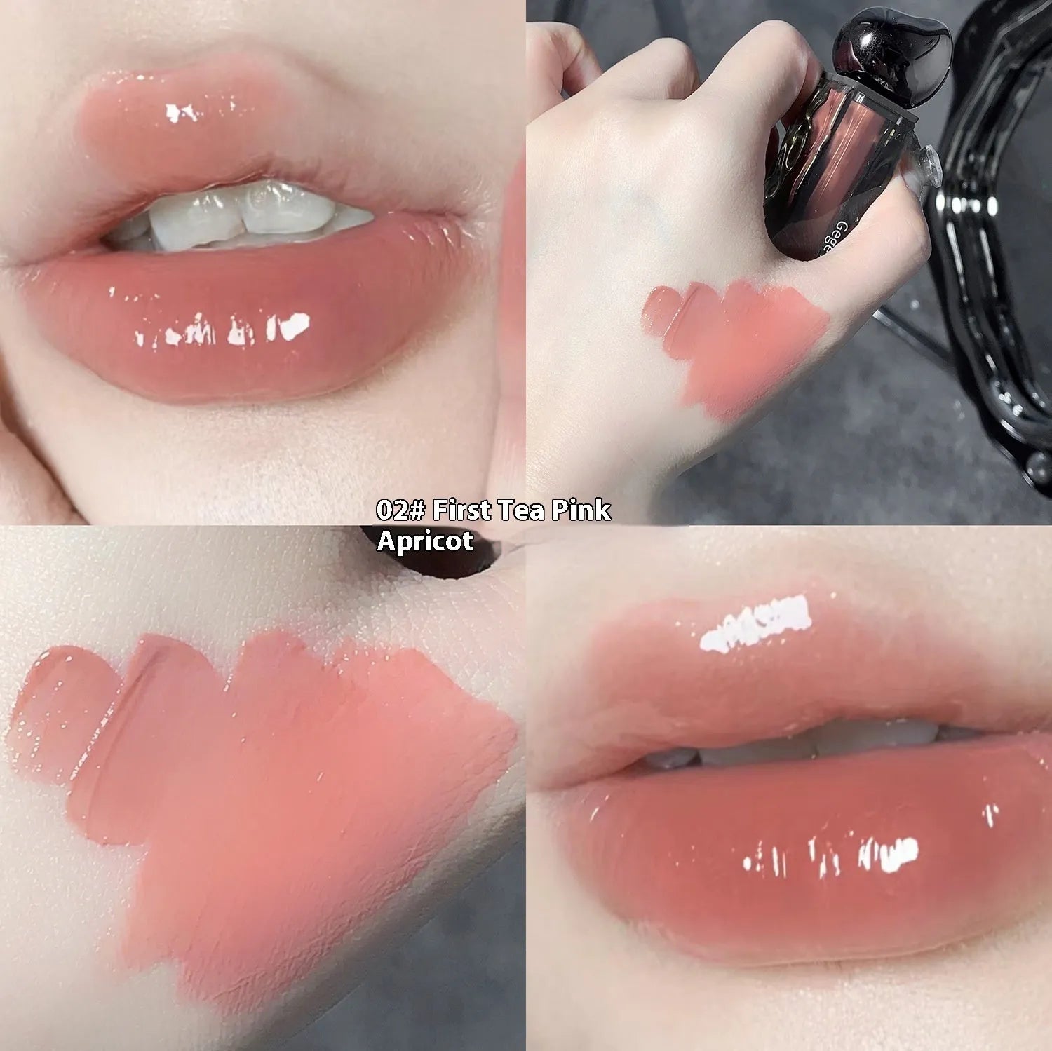 Glacier Lava Lip Lacquer tube in one of seven colour numbers for a mirror-like glossy finish.
