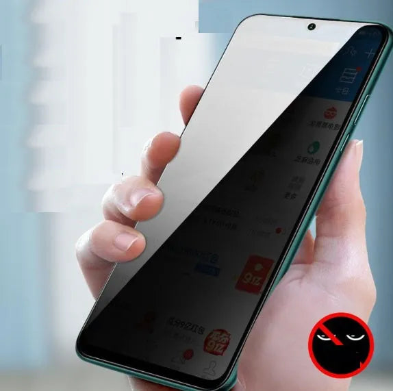 Anti-peep tempered glass screen protector for Huawei and Honor mobile phones with full coverage