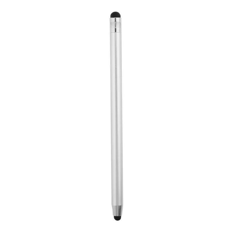 WK128 black metal double-tip capacitive stylus pen for touch screen phones and tablets