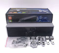 Waterproof motorcycle Bluetooth speaker with integrated car amplifier in aluminium housing colour silver