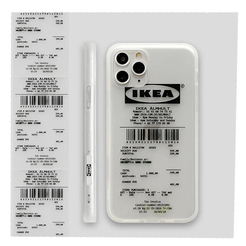 Letter frosted TPU phone case for iPhone with shock absorbing protection and unique letter design