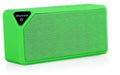 Cannon X3 mini portable Bluetooth wireless speaker in five colour choices on a neutral background.