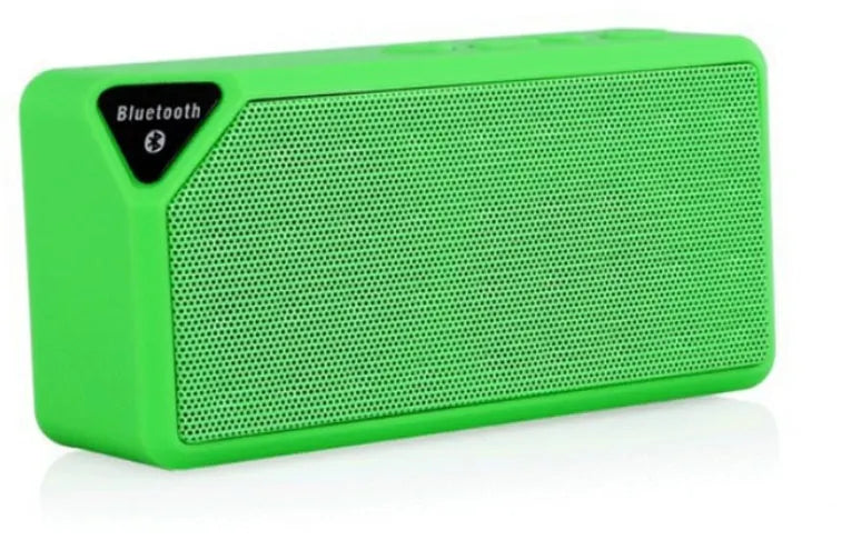 Cannon X3 mini portable Bluetooth wireless speaker in five colour choices on a neutral background.