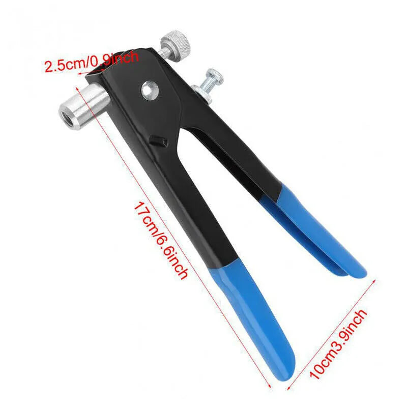 Alloy steel manual riveter nut set tool, shown with 86pc or 106pc kit options.