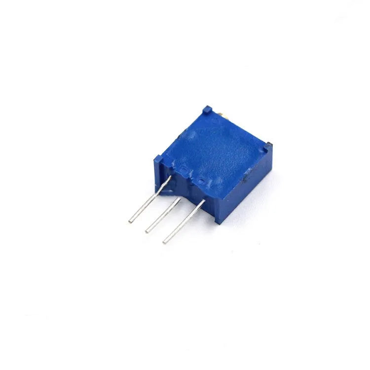 Blue multi-ring precision adjustable resistor potentiometer 20k ohm 0.5W linear tuning electronic component