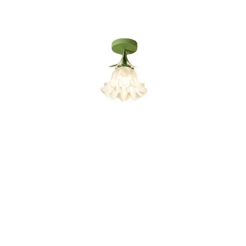 Cream coloured Linglan flower corridor aisle light with modern simple design for hallway illumination