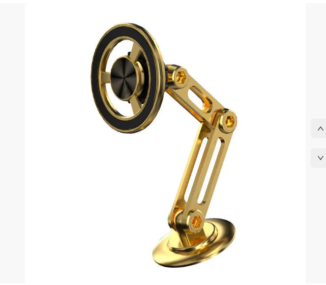 All-metal magnetic car phone holder in multiple colours with magnetic rings and spare adhesive pads