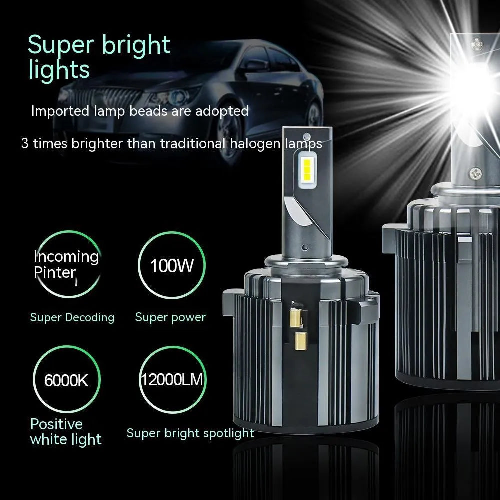 Golf 7 dedicated LED low beam headlight bulb with aviation aluminium housing