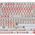 Pink pig key cap with fragrant element and detailed sublimation printing on all five sides for mechanical keyboards