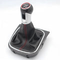Leather automobile gear lever handball for Volkswagen Golf models with 12mm fitting diameter