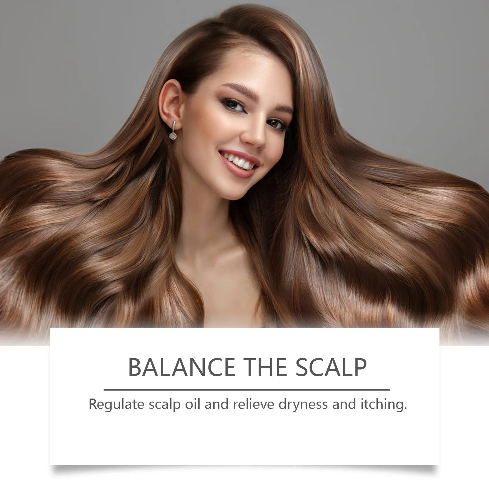 Rosemary coconut hair oil 100ml with squeeze head and comb head on white background