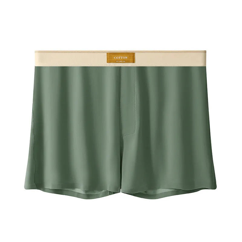 Men's breathable ice silk loose fit boxer briefs underwear in multiple colour options