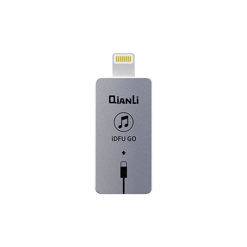 Black stainless steel Type-C quick brush starter for iPhone repair, dimensions 43.5x17x7mm