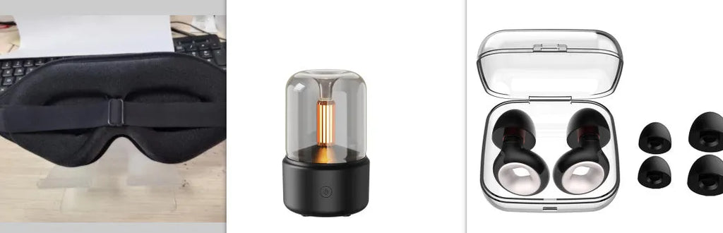 Beige candlelight aroma diffuser with LED night light and 120ml USB humidifier