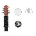 Automatic chord practice device for folk guitar, shown in black, designed for novice second chord training.
