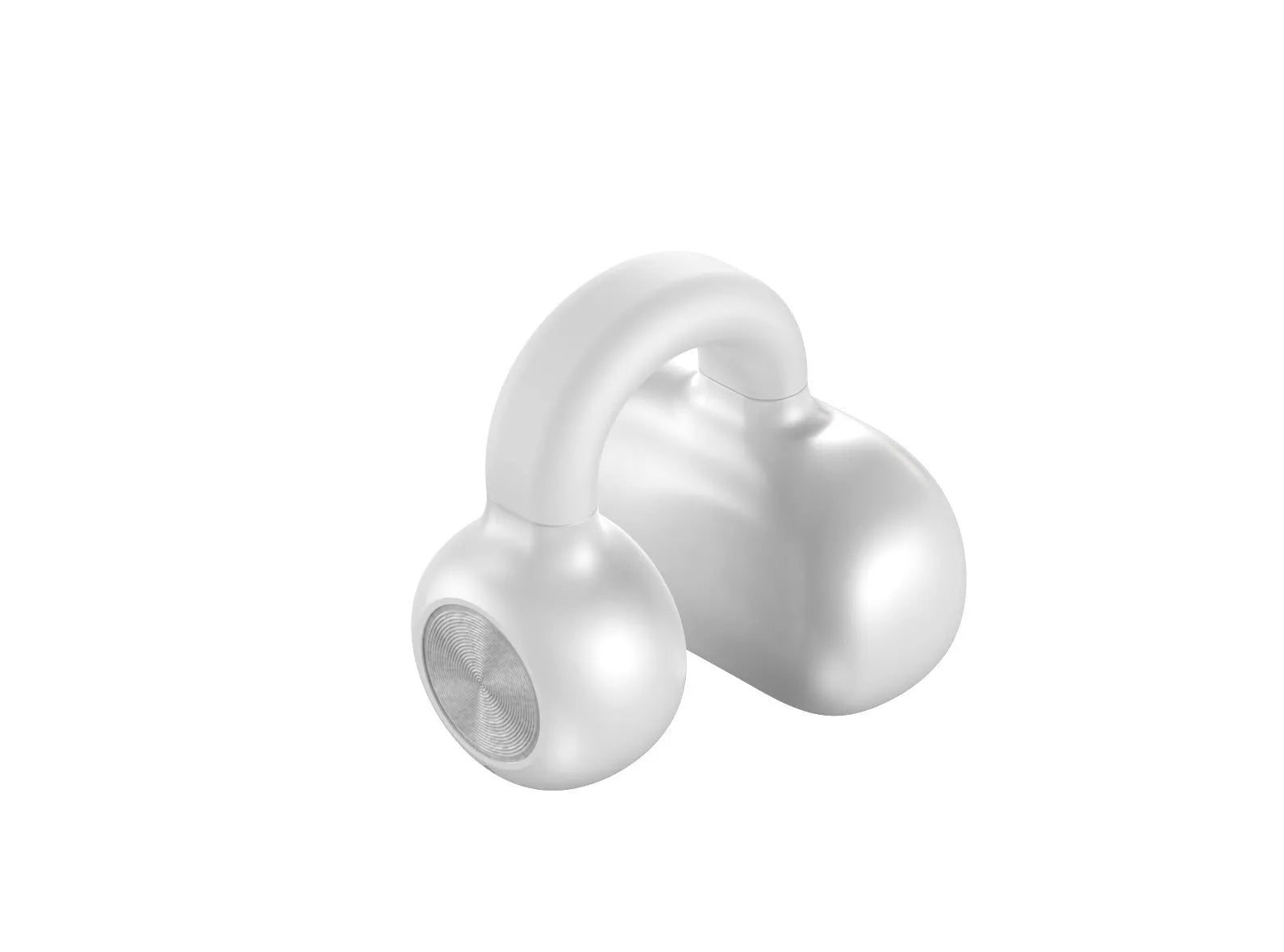 Wireless Bluetooth clip-on bone conduction earphones for exercise with 15m range