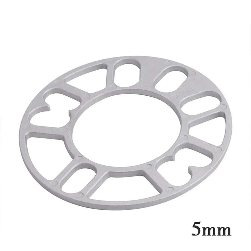 Automotive wheel hub widening gasket for brake clearance in five thicknesses