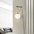 Nordic style glass wall lamp with modern design and adjustable light colour options