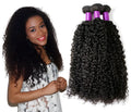 Brazilian virgin human hair kinky curly wig with real hair curtain in natural black colour