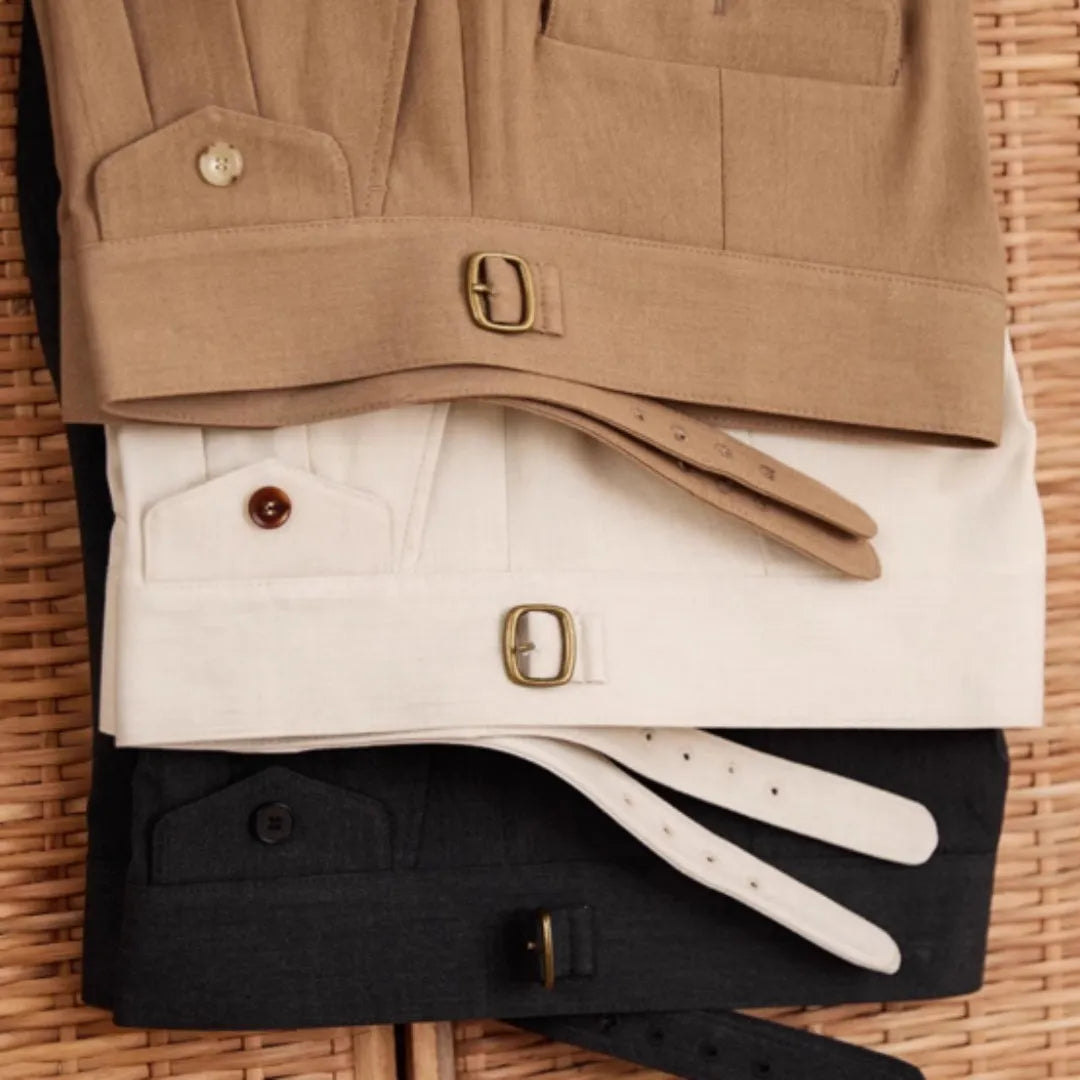 Men's slim fit straight leg trousers in dark grey for business casual and commuting wear.