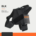 1050D nylon large medium dog harness with UTX buckle and military webbing on grey background